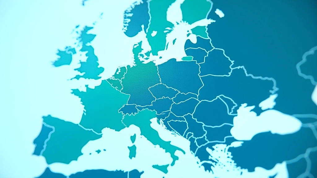 Mapa Evropy s vyznačenými údaji o HDP růstu Česka a eurozóny