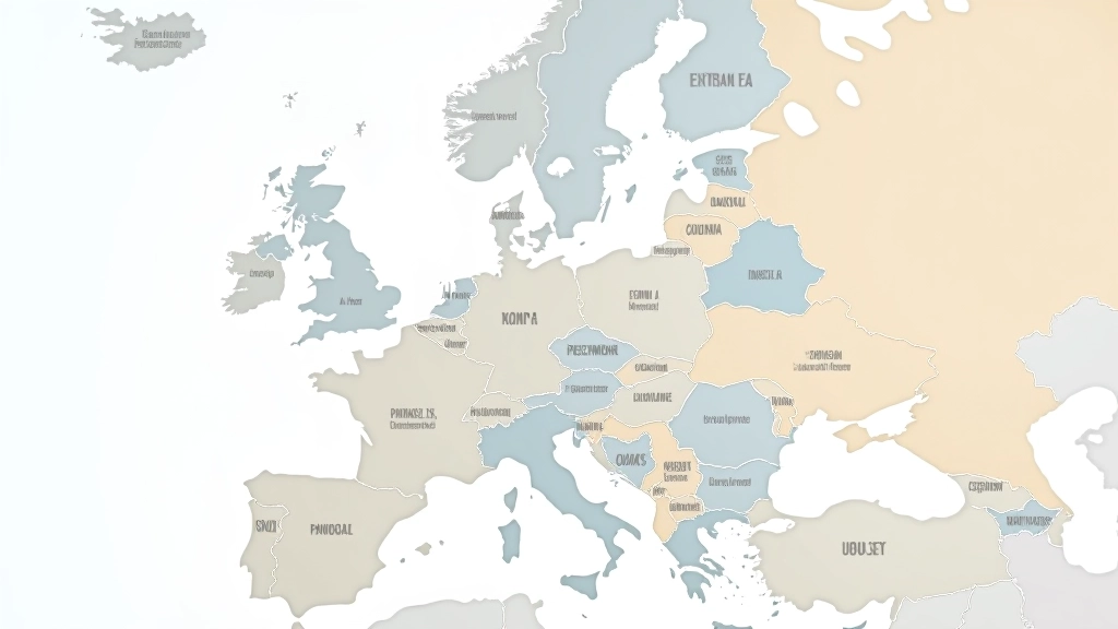 Mapa Evropy s vyznačenými státy eurozóny a České republiky, znázorňující obchodní vazby