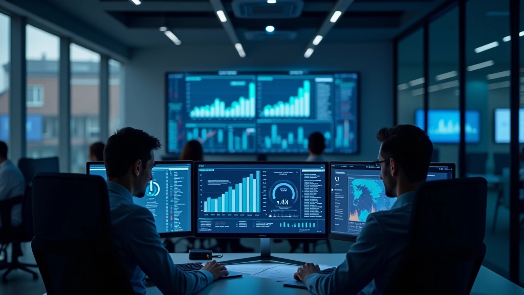 Analytický tým pracující s ekonomickými daty a statistikami