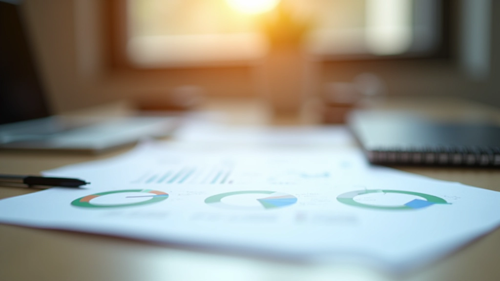 Pracovní stůl s ekonomickými publikacemi a notebookem